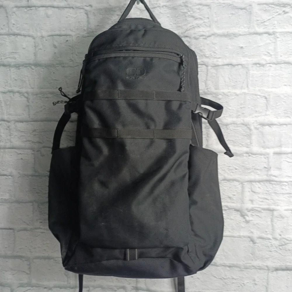 OGIO Black Tactical Laptop Backpack Multi-Compartment Travel Bag s10